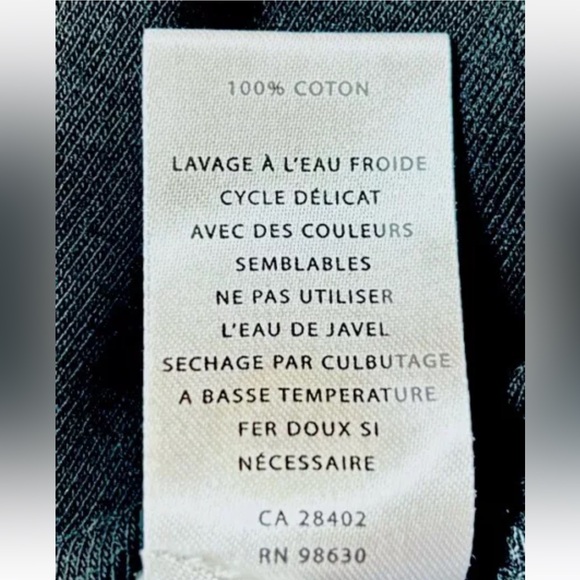 Lilla P Women's Long Sleeve Boat Neck Top Black 100% Cotton Size XS - Picture 6 of 9